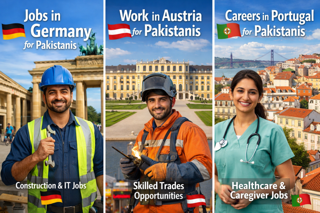 jobs in europe for pakistanis