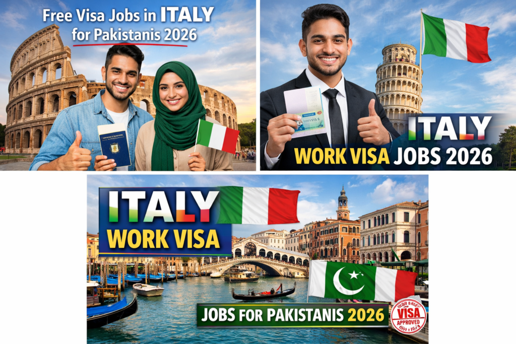 Free Visa Jobs in Italy for Pakistanis